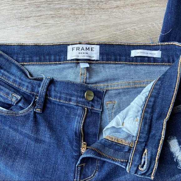 Frame Denim Le Skinny de Jeanne Sunset Grove Jeans - Picture 11 of 16